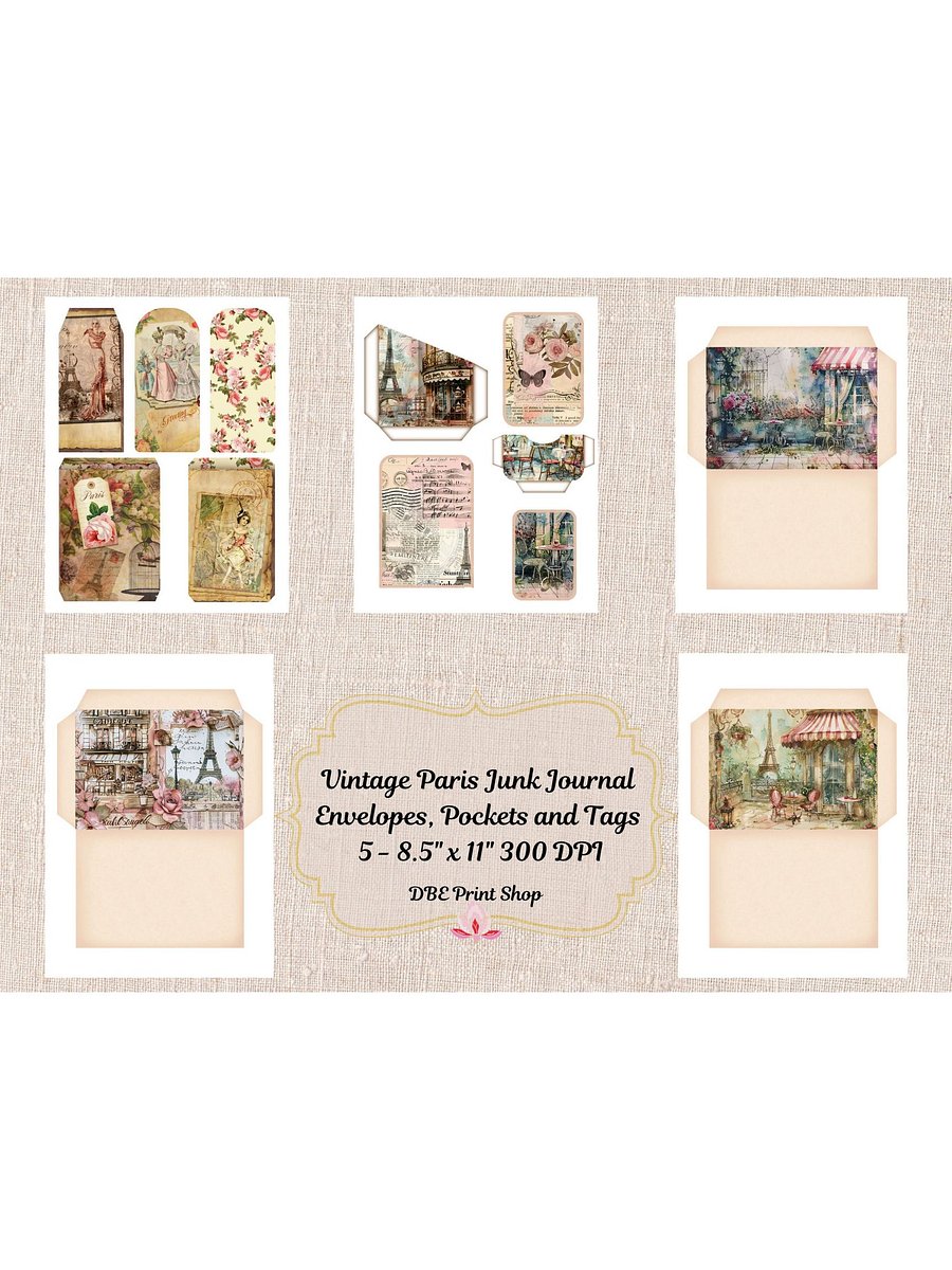 Vintage Paris Junk Journal product image (5)