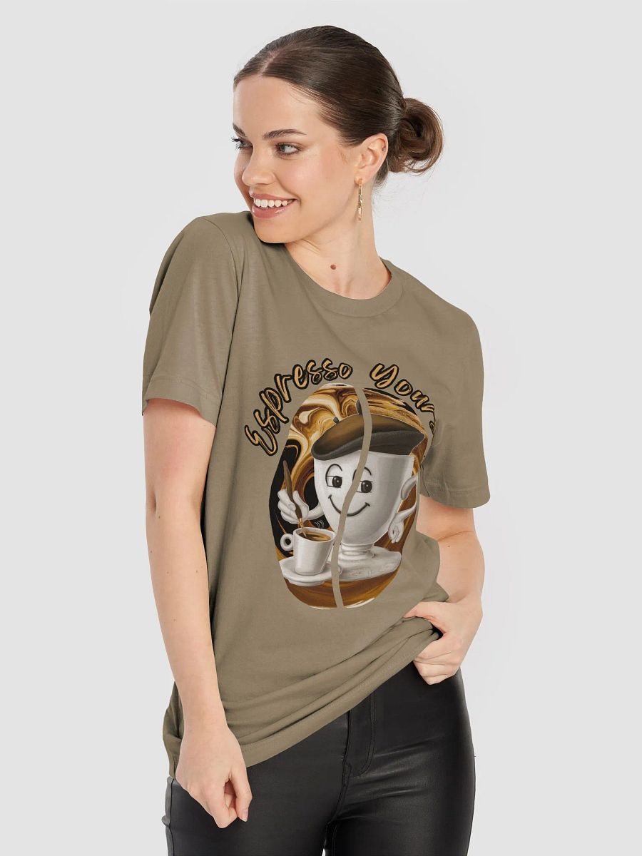 Espresso Yourself Coffee Cup Painter Design T-Shirt product image (41)