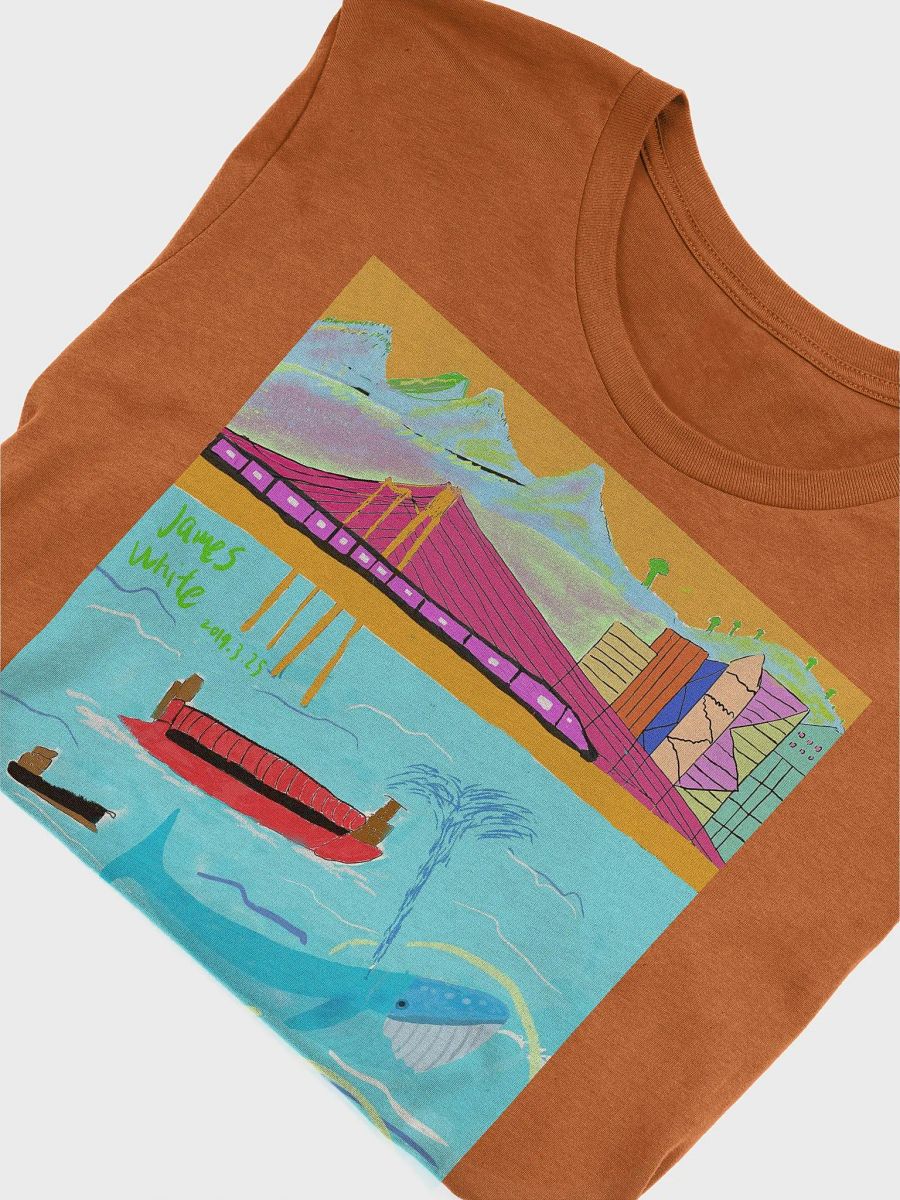 Bella+Canvas Supersoft T-Shirt: blue whale product image (54)