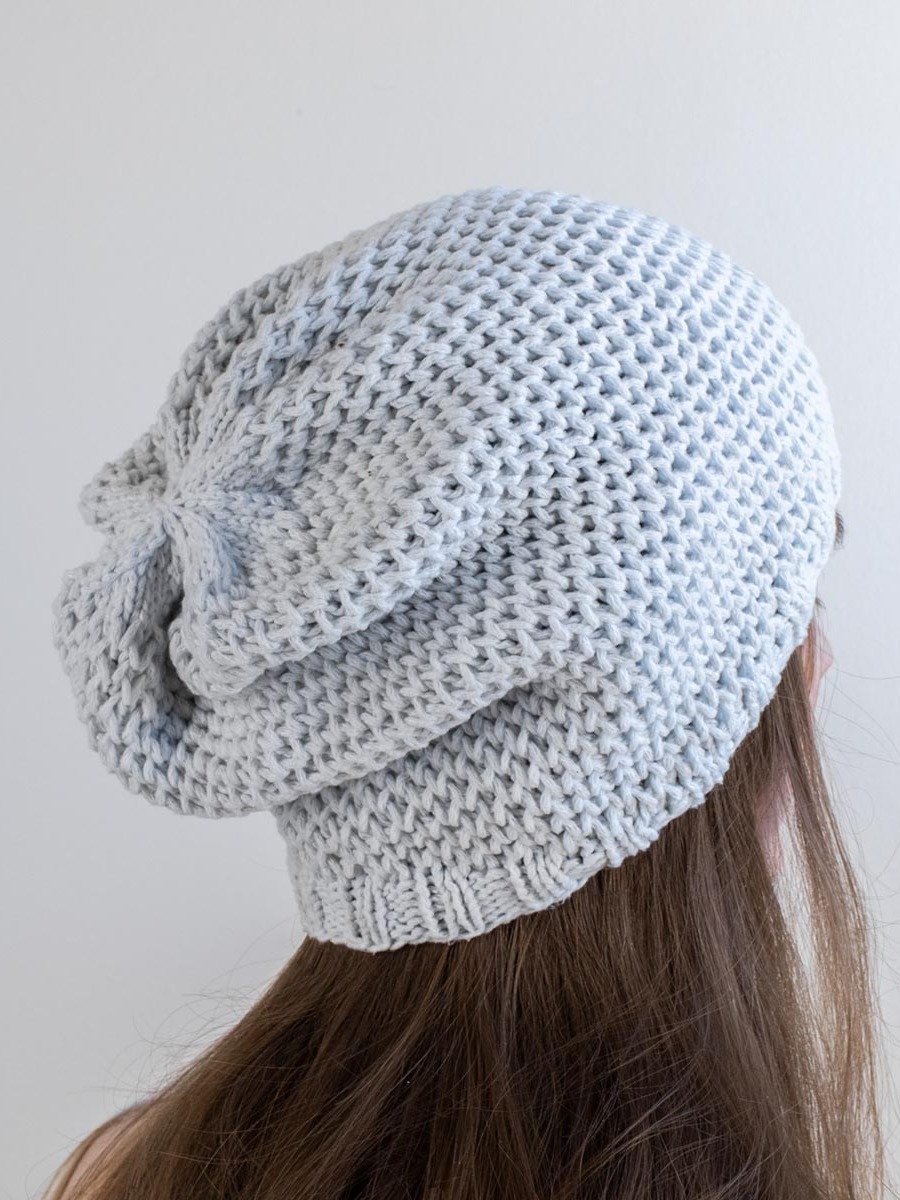 Knit in a Weekend Waffle Stitch Slouchy Hat - Oz product image (1)