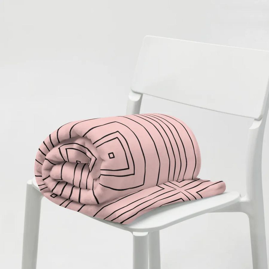 Monochrome Elegance Throw Blanket product image (9)