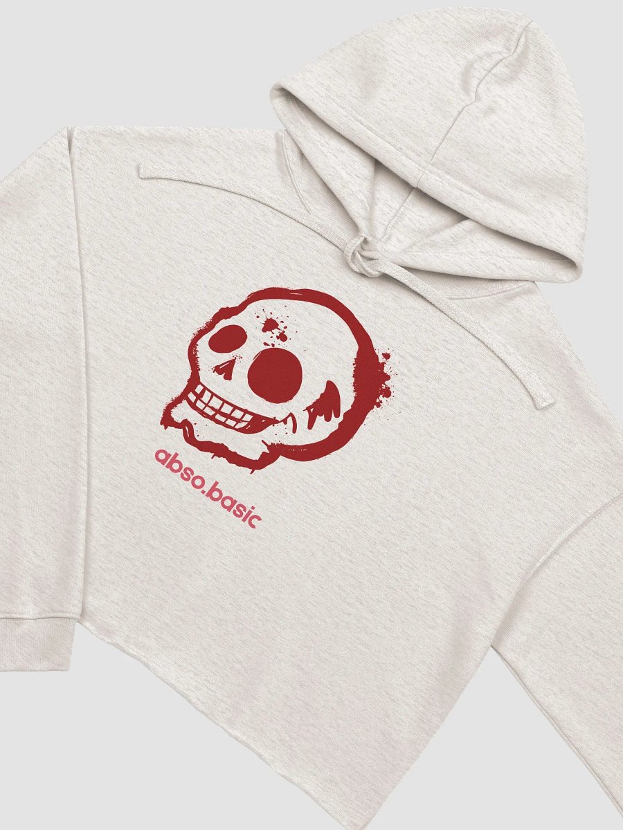 High Skull Graffiti Crop Hoodie product image (9)