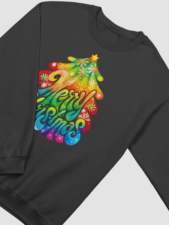 Festive Merry Christmas Tree Sweatshirt product image (1)