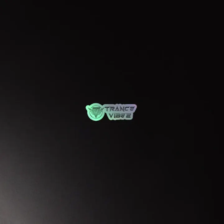 Trance Vibez Holographic Sticker product image (4)