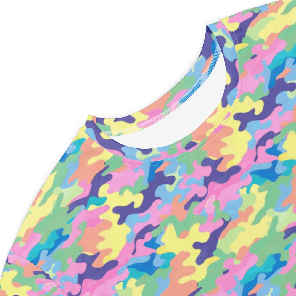 Pastel Camoflauge T-shirt Dress product image (5)
