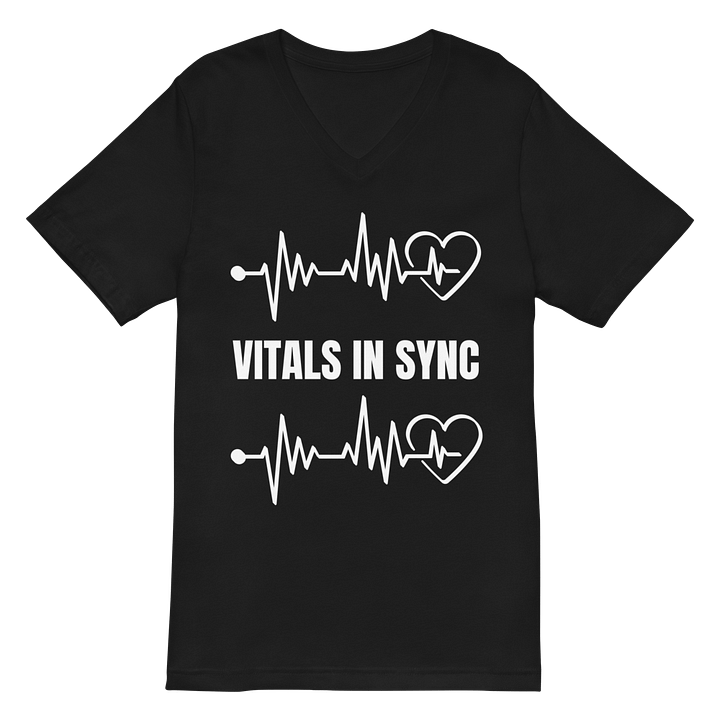 Heartbeat Elegance V-Neck Tee product image (2)