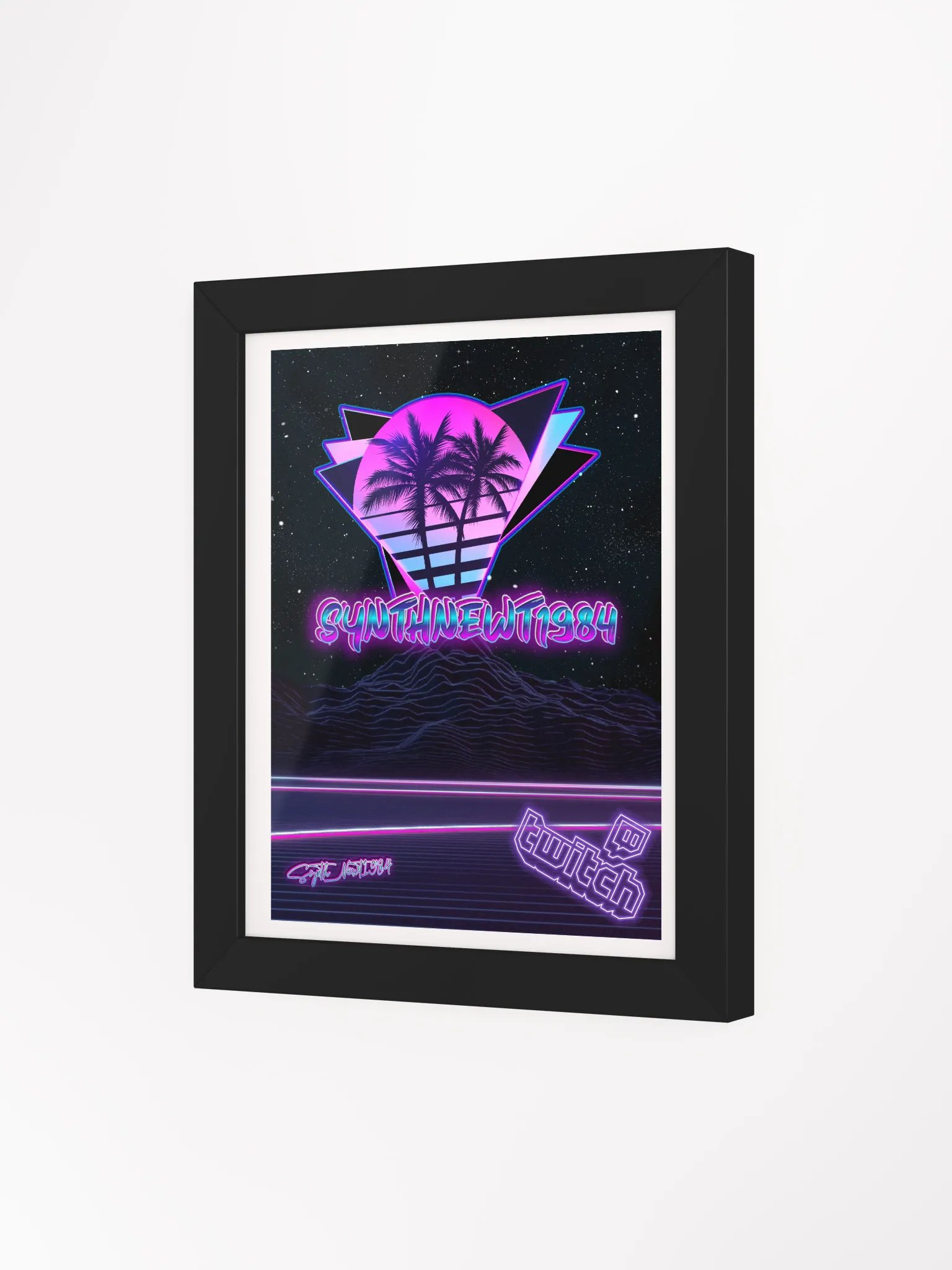 SynthNewt1984 Framed Poster product image (13)