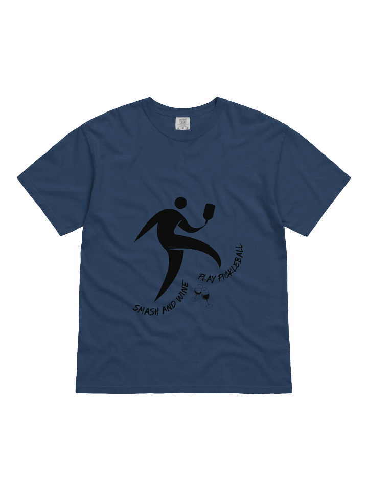 Smash and Wine Pickleball Heavyweight T-Shirt product image (1)