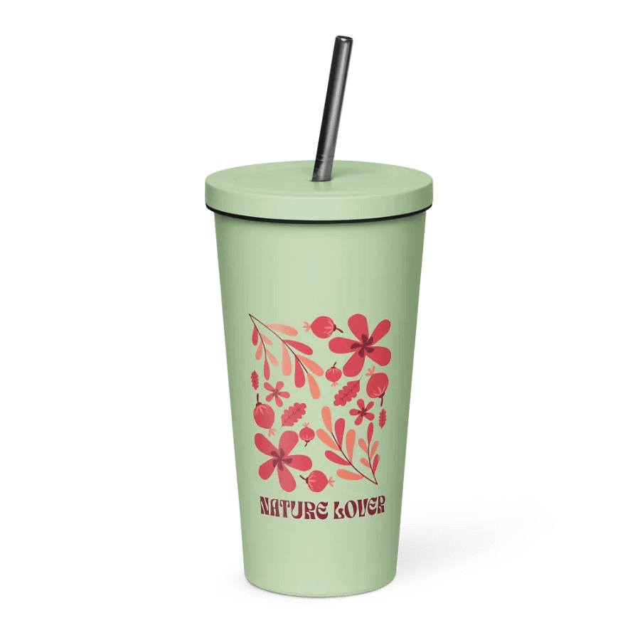 Nature Lover Insulated tumbler with straw product image (1)