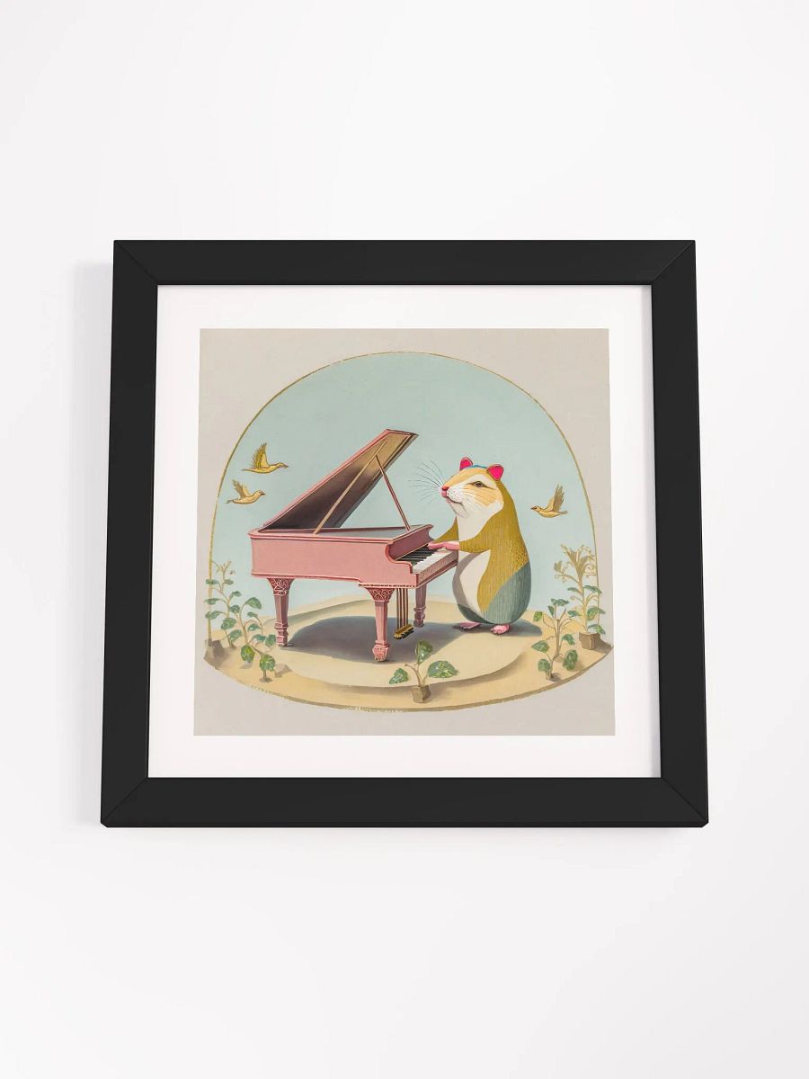 Musical Maestro Hamster Framed Poster product image (54)