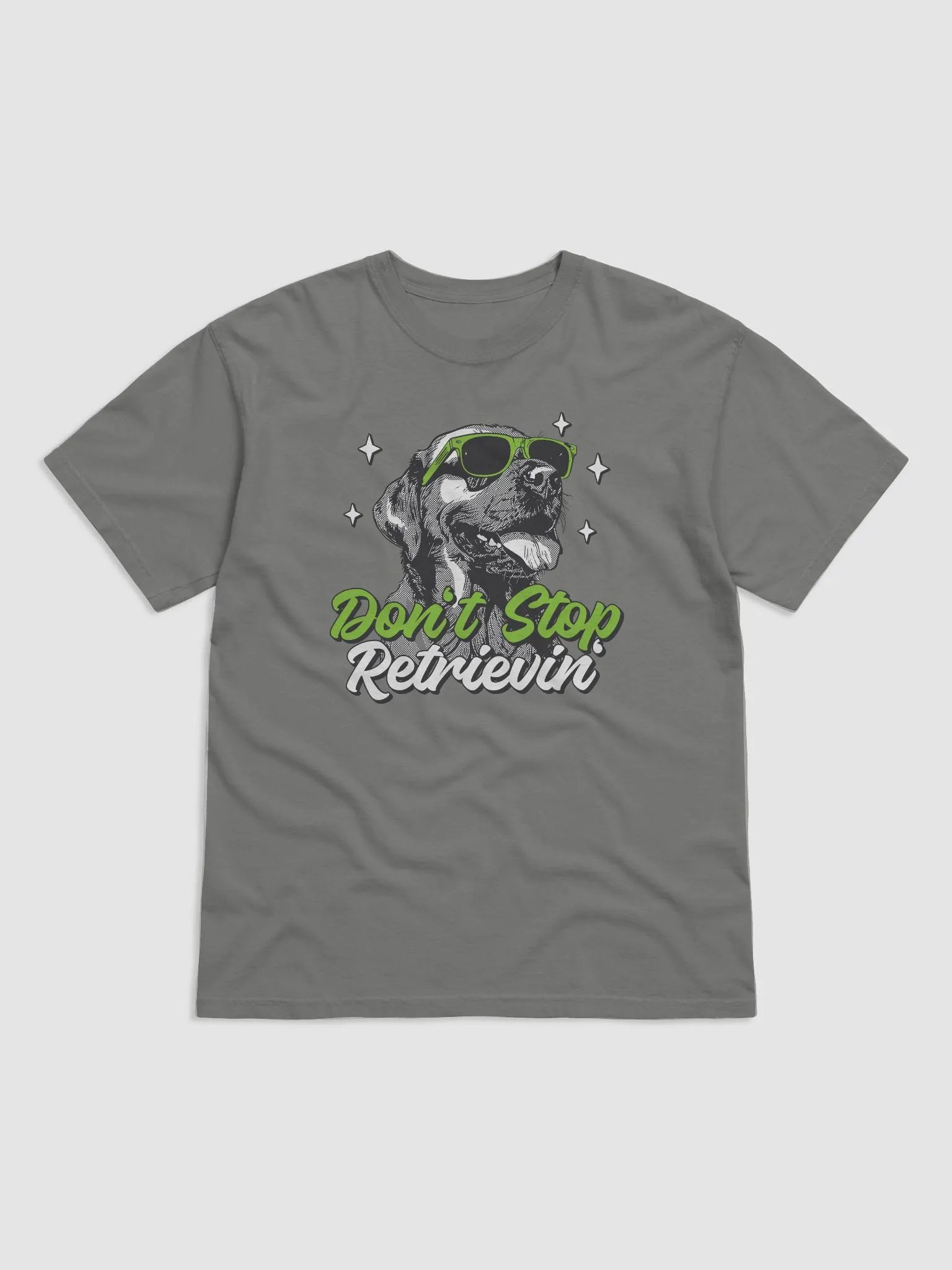 Don't Stop Retrievin' Funny Chesapeake Bay Retriever T-Shirt | Retro Y2K Style Half-Tone Design for Dog Lovers product image (4)