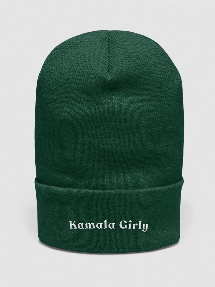 Kamala Girly Embroidered Beanie (White Font) product image (1)