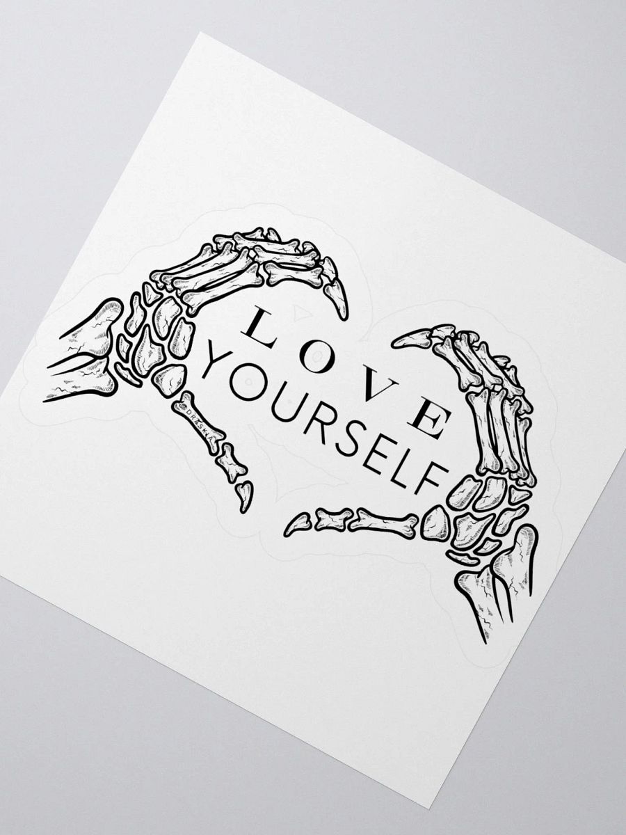 Love Yourself Skelly Kiss Cut Stickers product image (4)