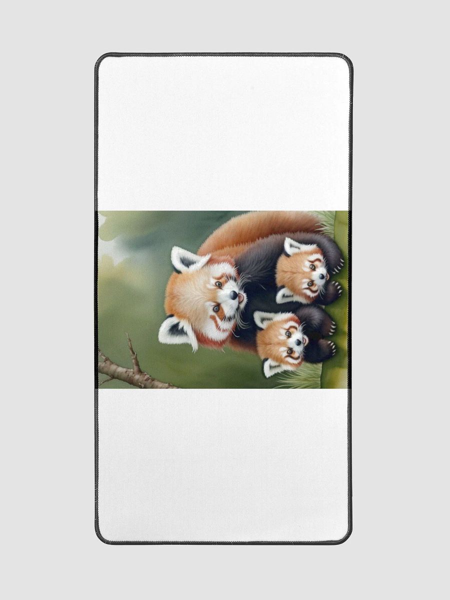 Red Panda Family Desk Mat product image (2)