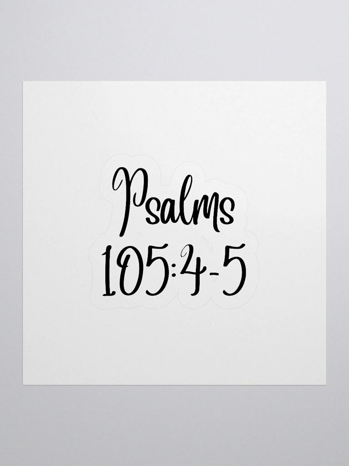 Psalms 105:4-5 product image (1)