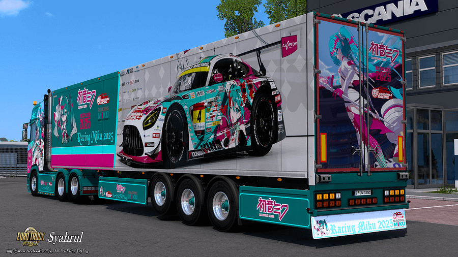 [ETS2] Racing Miku 2025 [Combo Skin] product image (6)