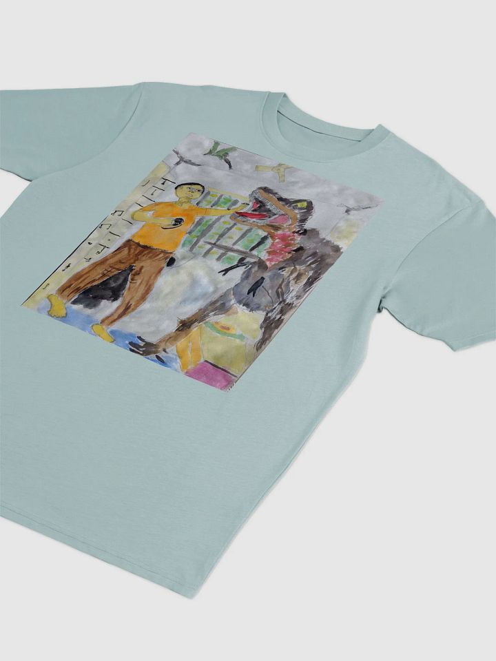 Cotton Heritage Men's Premium Heavyweight Tee : Me vs t. rex product image (8)