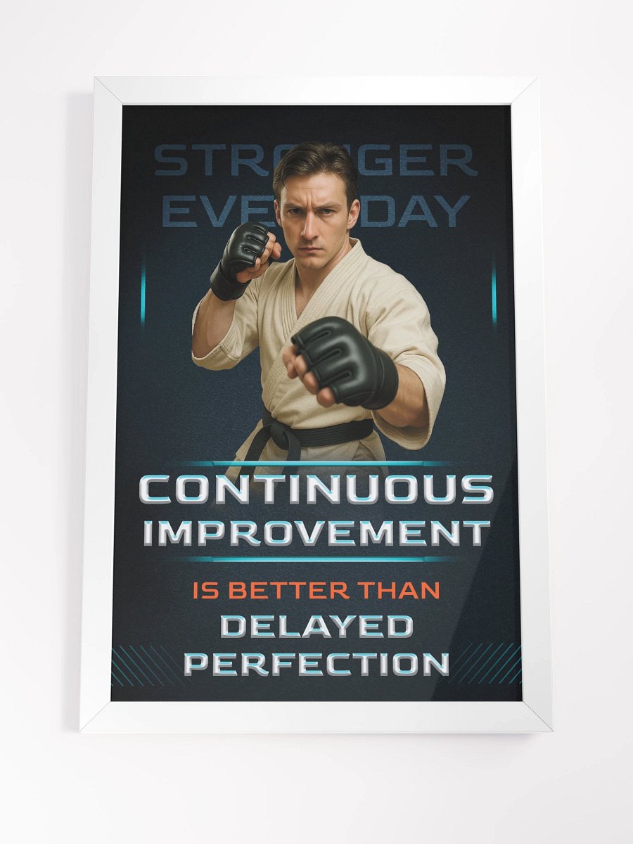 Martial Arts Framed Poster - Continuous Improvement product image (4)
