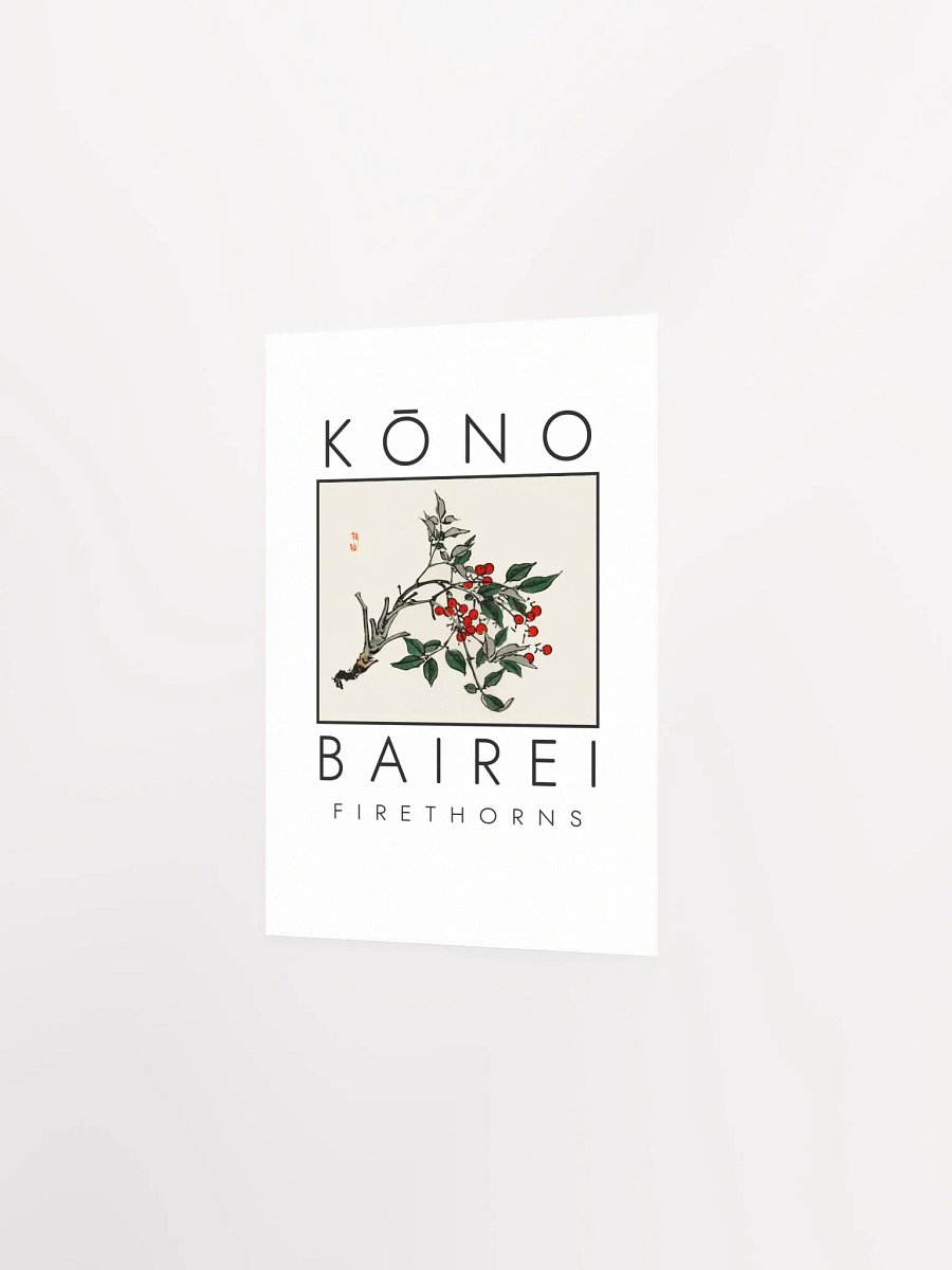 Kono Bairei Firethorns Poster product image (3)