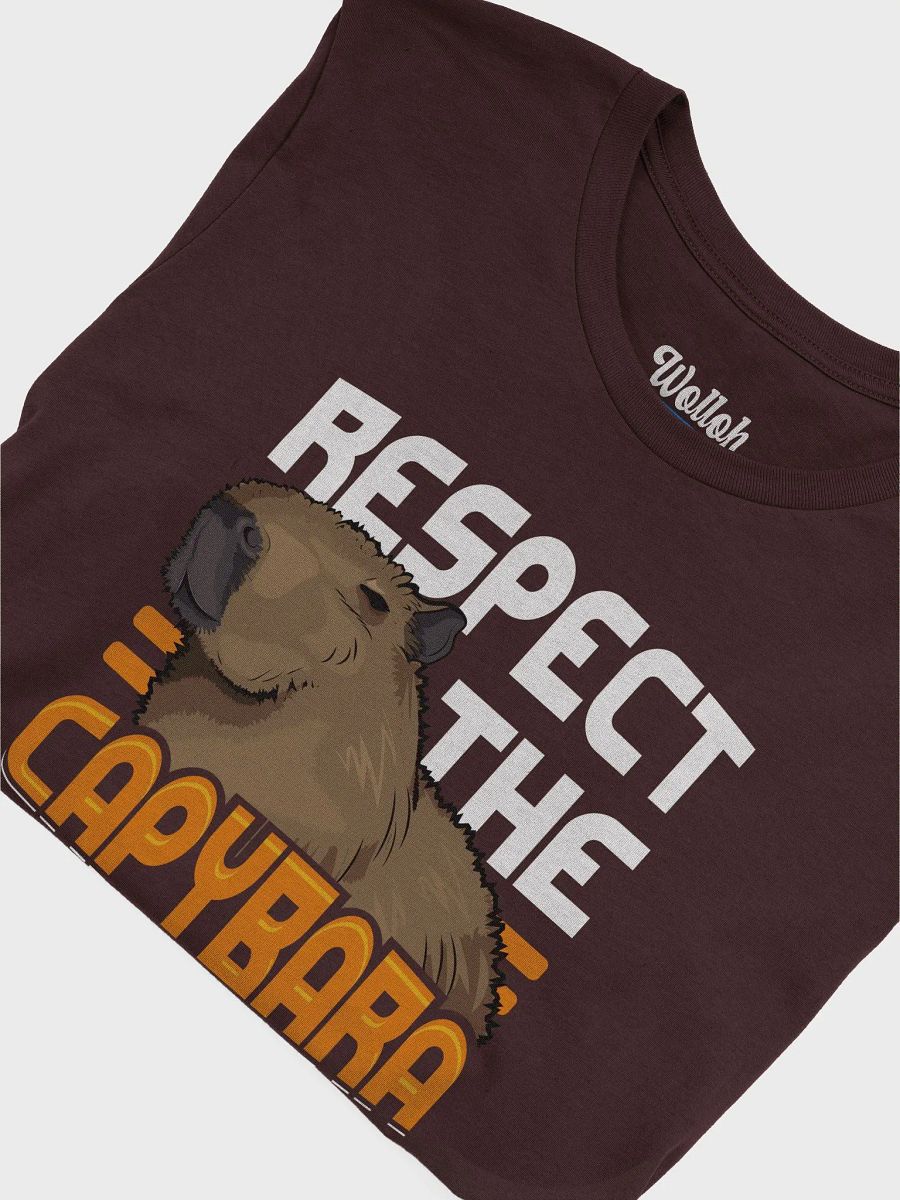 Respect the Capybara T-Shirt – Perfect for Animal Lovers and Trendy Styles product image (6)