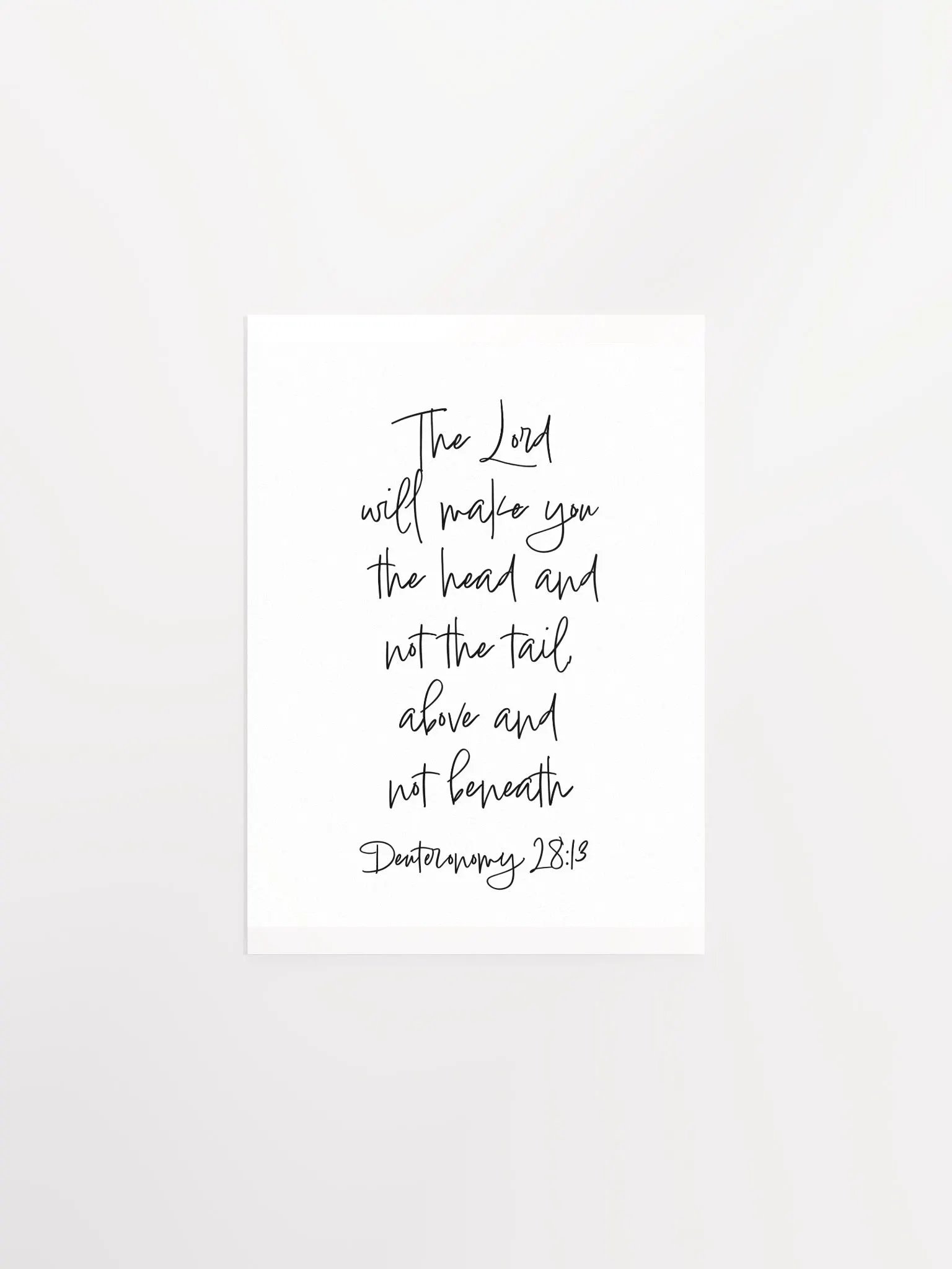 The Head and Not the Tail - Print product image (1)