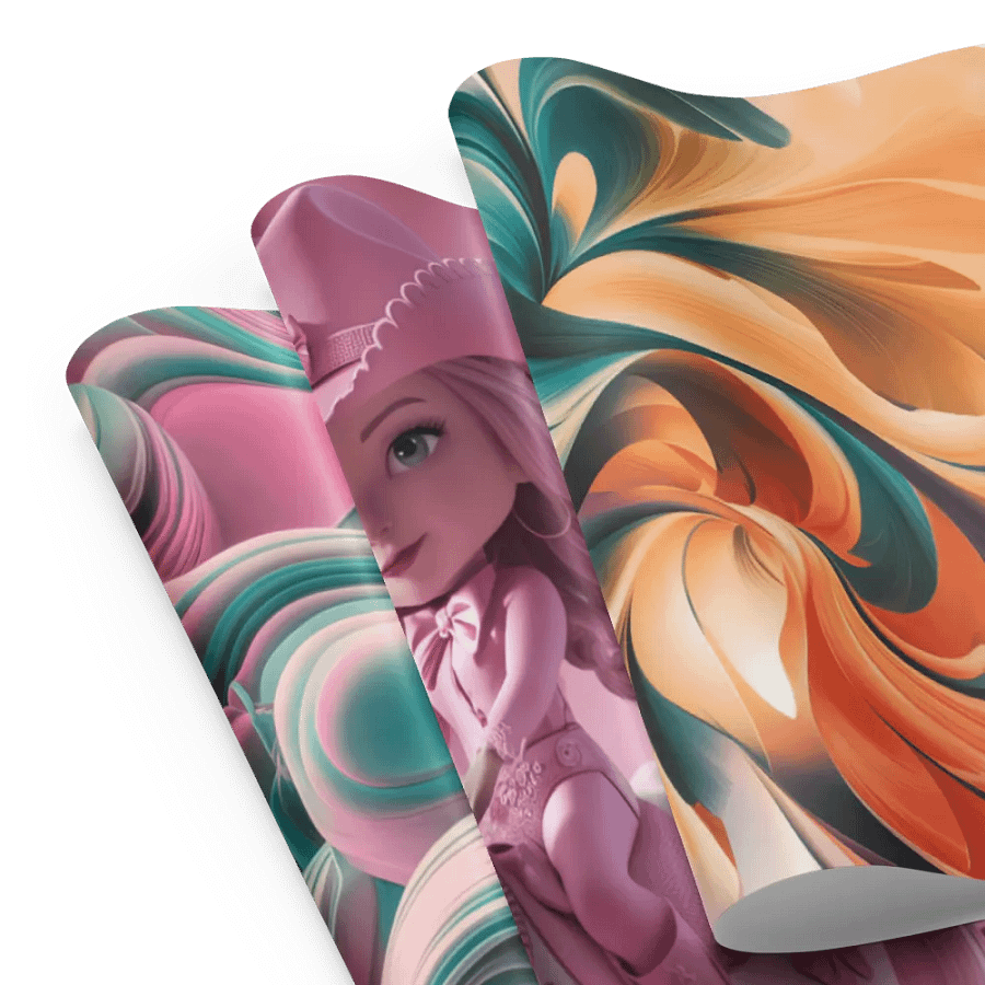 Swirling Ribbons Wrapping Paper Set product image (8)