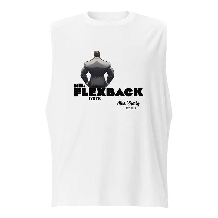 Mr. Flexback -- If you know, you know White Tank product image (1)