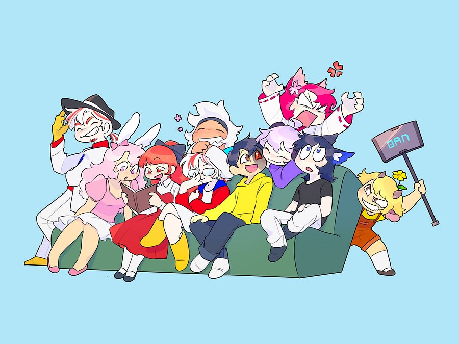 Ethobot Friends Couch Poster - Free Shipping product image (1)