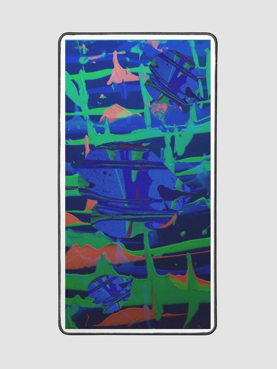 Blacklightlit abstract painting mousepads..feel the love product image (2)
