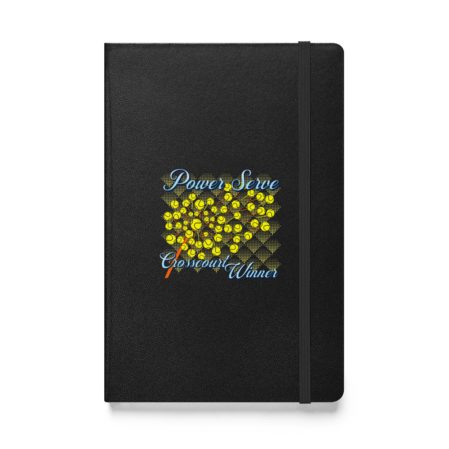 Dandelion Tennis Power Serve Crosscourt Winner Dreams Hardcover Notebook product image (1)