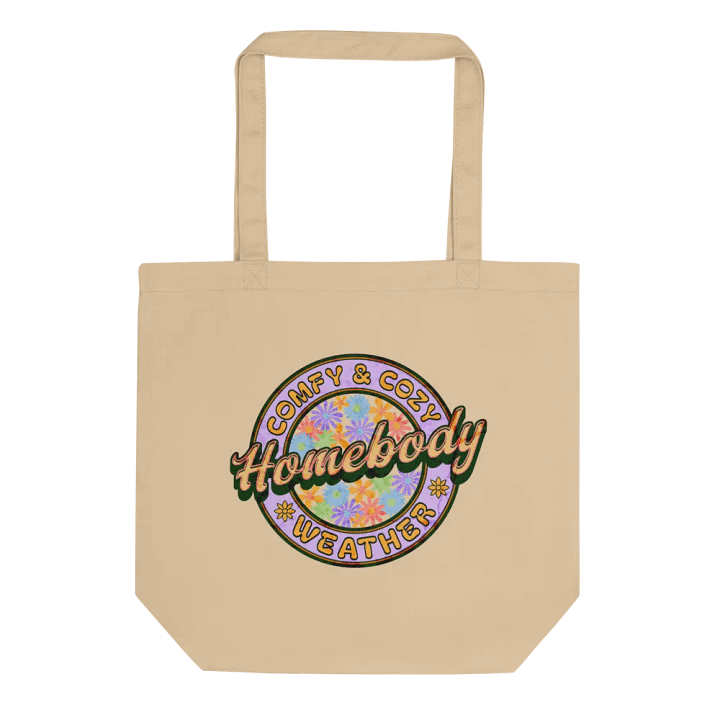 Homebody Comfy And Cozy Weather Floral Eco Tote Bag product image (1)