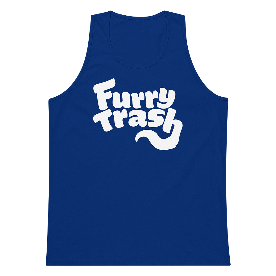 Furry Trash Tank – Bubble Logo (White Print) product image (47)