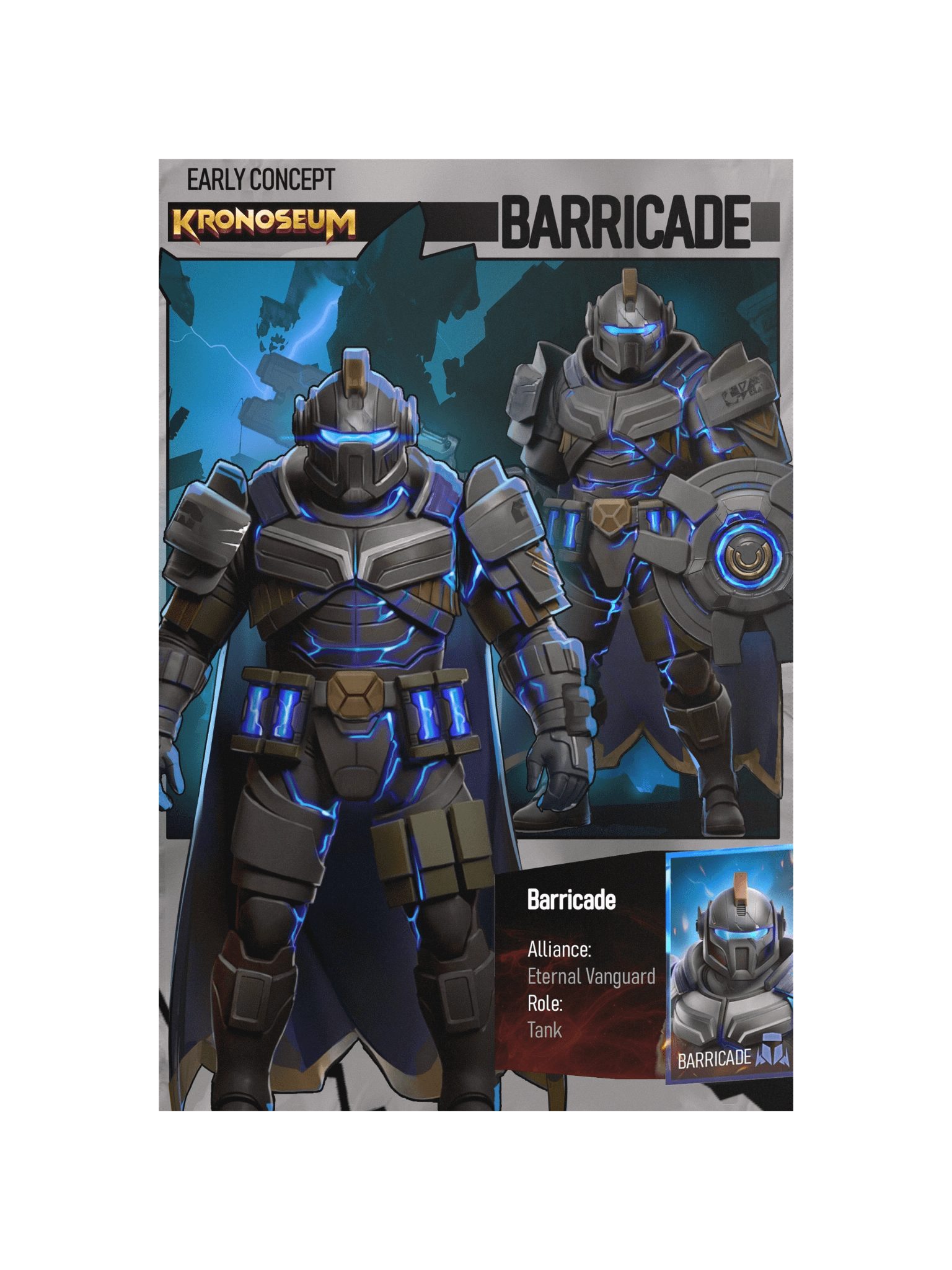 Barricade Early Concept Art Poster product image (4)