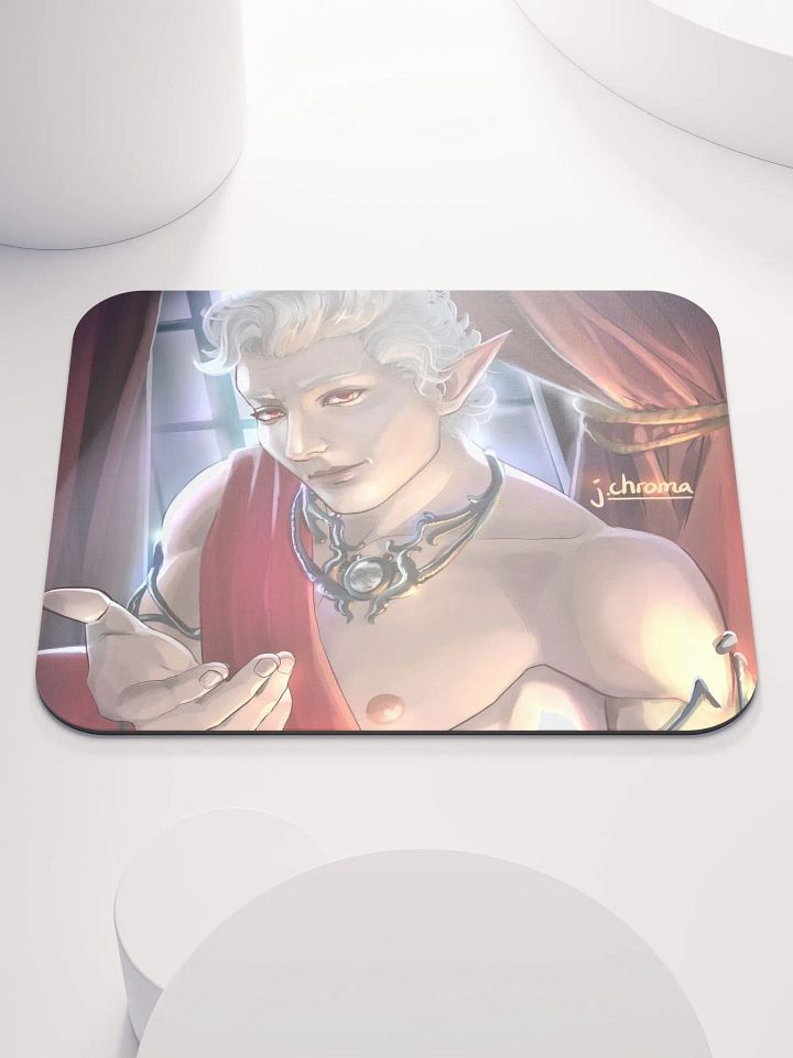 Vampire Valentine - Romantic Pinup Game Fanart - Game Mousepad - Art by CosmicChroma product image (1)