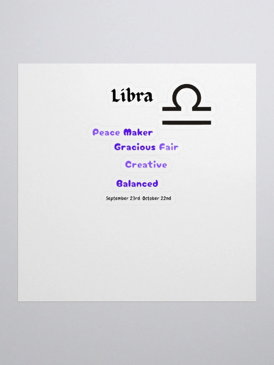 Libra Stickers product image (1)