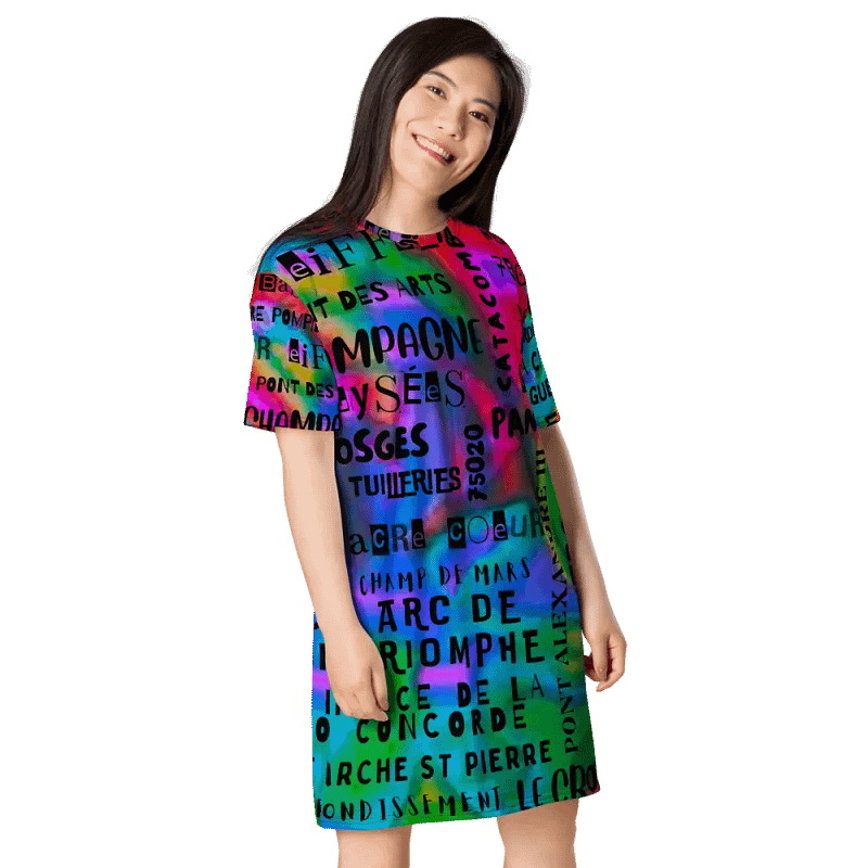 PARIS WORDS - T-SHIRT DRESS