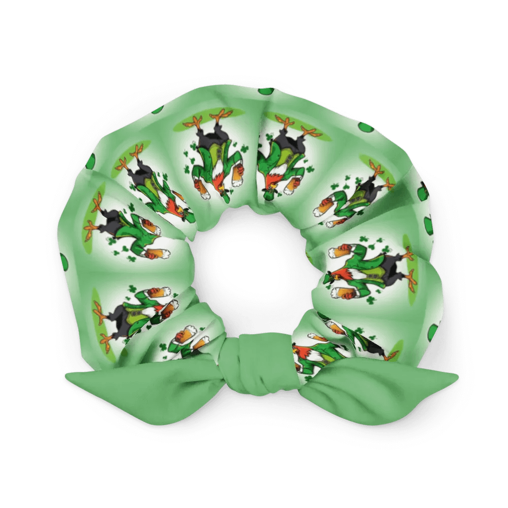 Green Rooster All-Over Print Scrunchie product image (1)