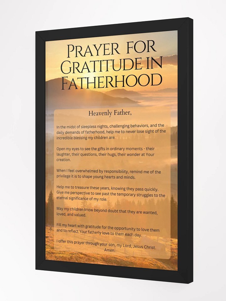 Prayer for Gratitude in Fatherhood product image (2)