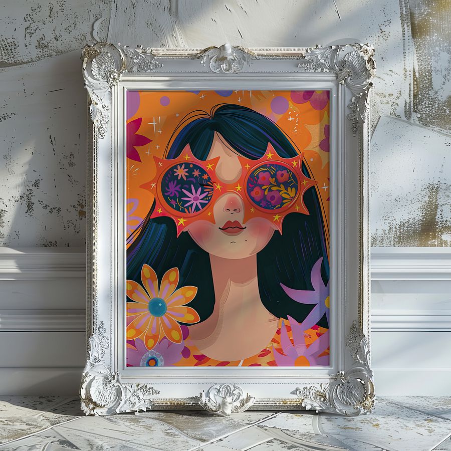 Colorful Maximalist DIGITAL Print Set of 6 product image (7)