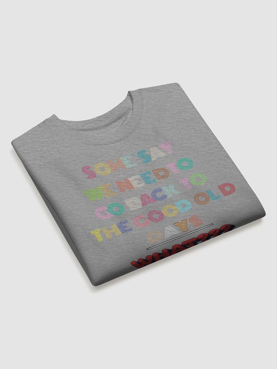 Some Say We Need To Go Back To The Good Old Days - Funny Sweatshirt product image (10)