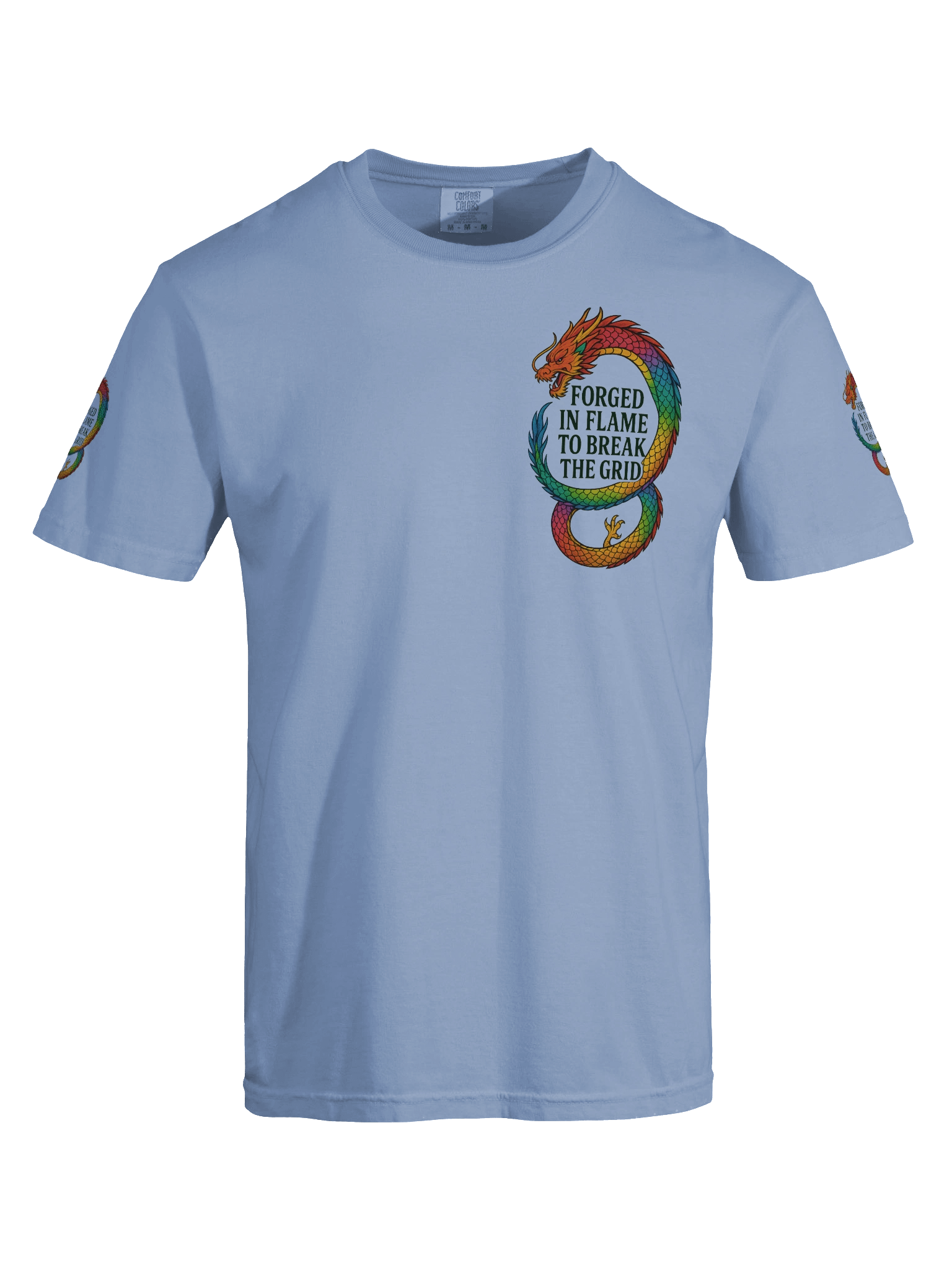 100% Cotton 🔥 Forged in Flame – Heavyweight Tee Soft on skin. Heavy in presence. product image (27)