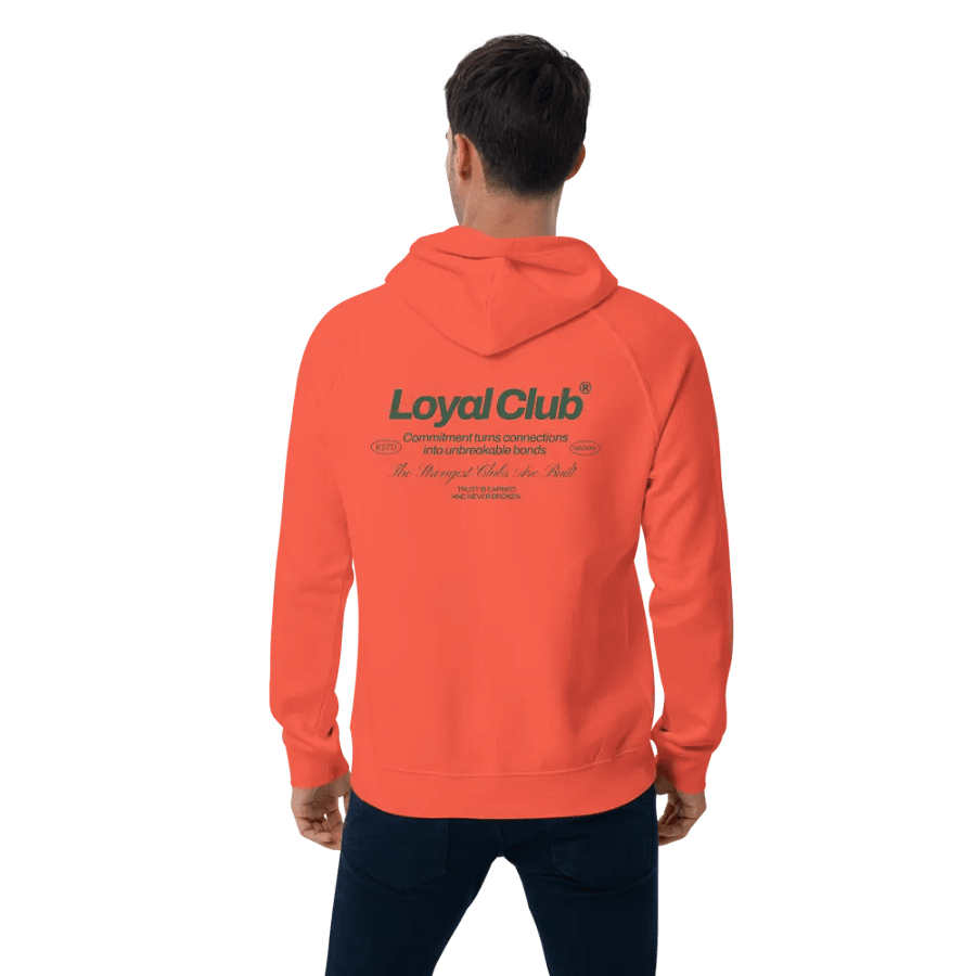 Loyal Club Unisex Eco Raglan Hoodie product image (6)