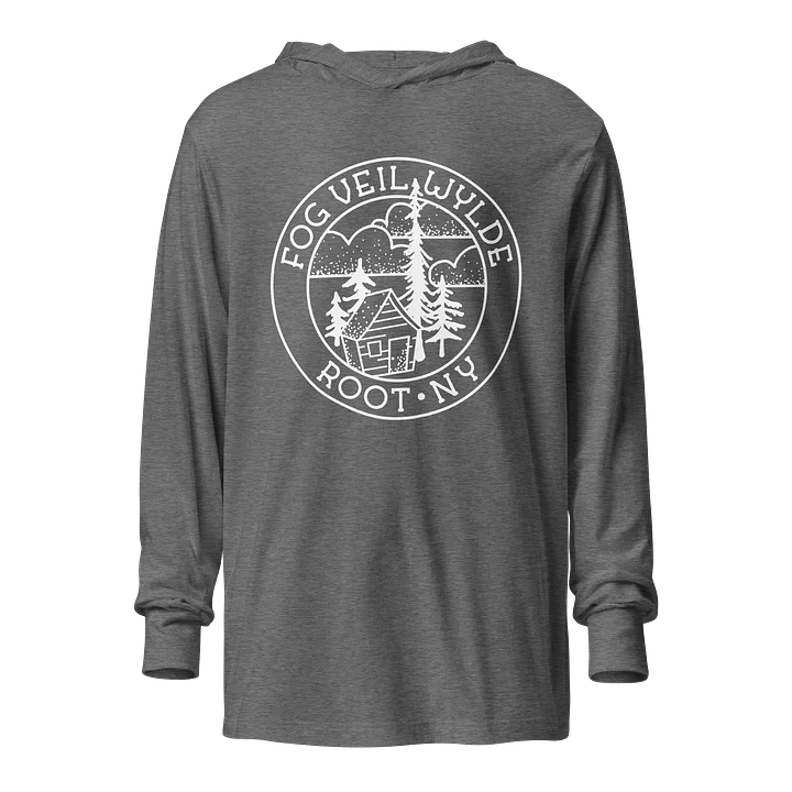 Classic Seal in White | Soft Triblend | Unisex Hoodie Shirt product image (3)