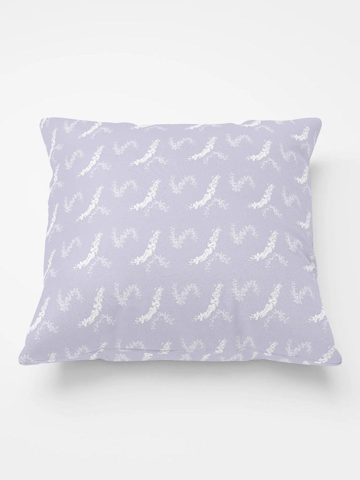 Spring Spritz Throw Pillow - Lavender Grey product image (1)