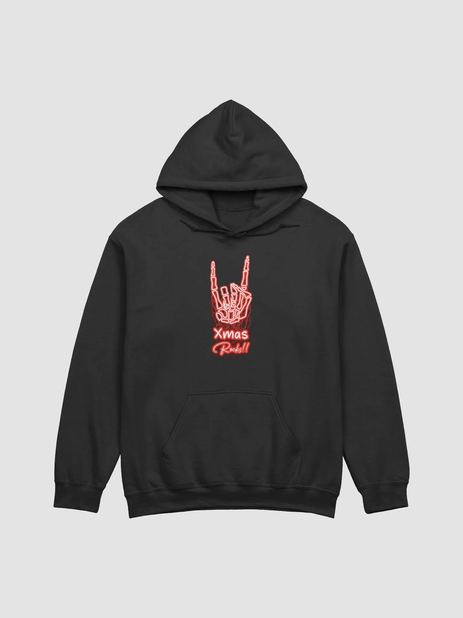 Neon Christmas Rocks Hoodie 3547 product image (4)