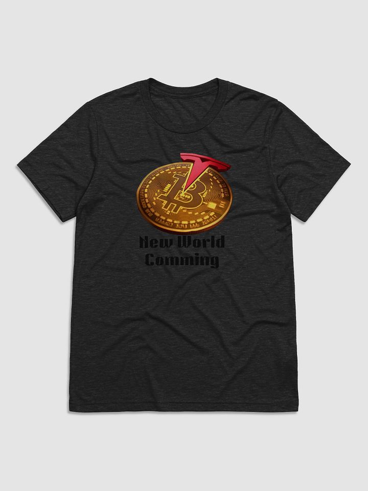 Man T-Shirt Bitcoin Triblend Short Sleeve T-Shirt product image (1)