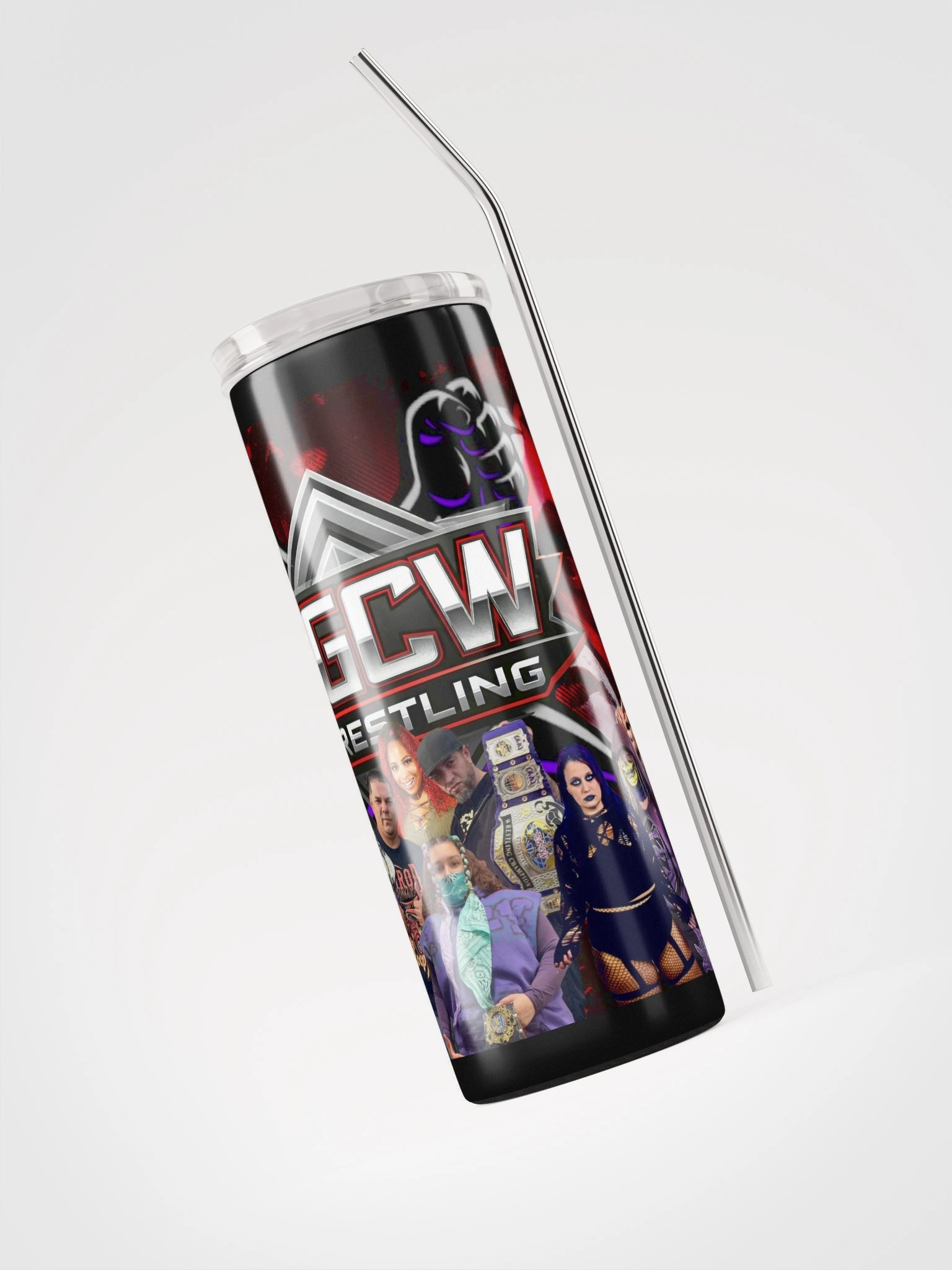 EGCW Wrestling 2025 Steel Tumbler product image (3)