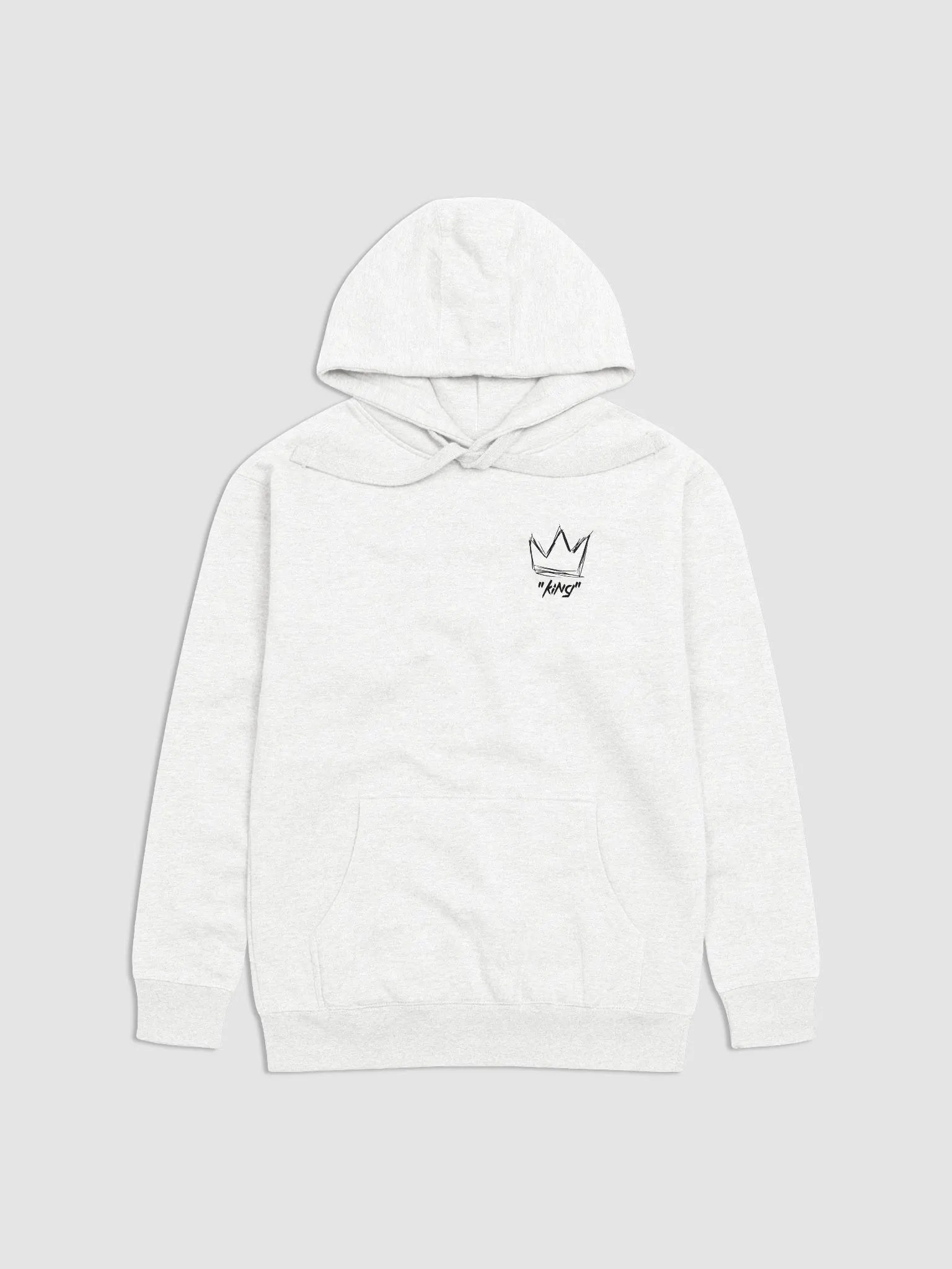 king Hoodie Wit product image (1)