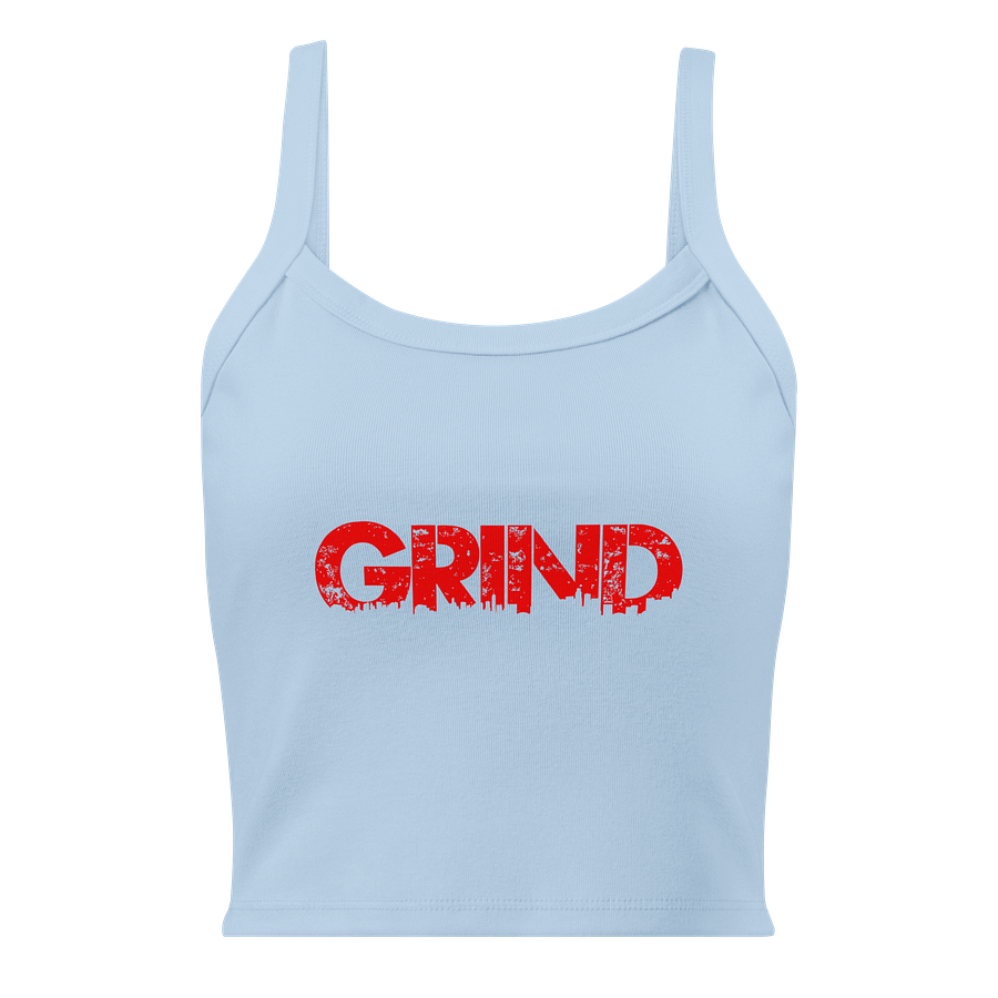 GRIND Drip Effect Ribbed Tank Top product image (1)