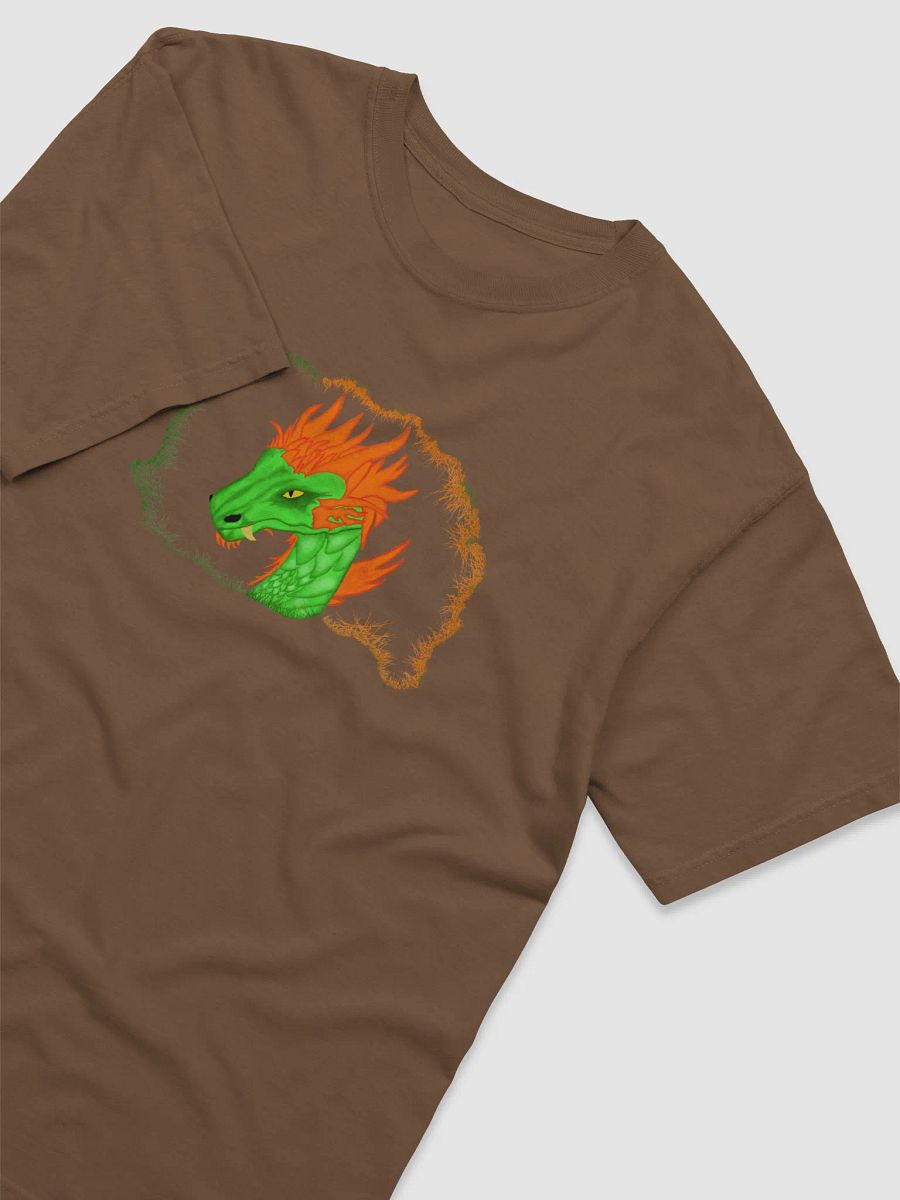 Fiery Dragon Head Illustration T-Shirt product image (3)